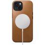 Nomad Modern Leather kožna maska sa MagSafe za iPhone 15 - sedlo smeđi