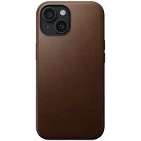 Nomad Modern Leather kožna maska sa MagSafe za iPhone 15 - smeđi