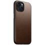 Nomad Modern Leather kožna maska sa MagSafe za iPhone 15 - smeđi
