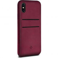 Twelve South Relaxed Leather Clip kožna futrola za iPhone X - crvena