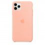 Apple silikonska maskica za iPhone 11 Pro Max - grejpfrut ružičasta