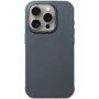 Mujjo Impact Leather kožna maska sa Magsafe za iPhone 15 Pro Max - tamno sivi