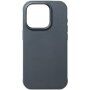 Mujjo Impact Leather kožna maska sa Magsafe za iPhone 15 Pro Max - tamno sivi