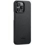Pitaka MagEZ 4 600D maska sa uzorkom karbonskih vlakana za iPhone 15 Pro - sivi