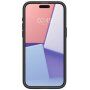 Spigen Optik Armor MagFit otporna maska sa pomičnim poklopcem za kameru i MagSafe za iPhone 15 Pro Max - crni