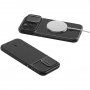 Spigen Optik Armor MagFit otporna maska sa pomičnim poklopcem za kameru i MagSafe za iPhone 15 Pro Max - crni