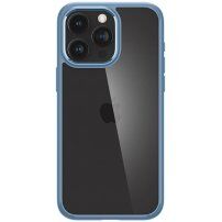 Spigen Ultra Hybrid prozirna maska za iPhone 15 Pro Max - plavi