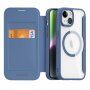 DUX DUCIS Skin X flip futrola sa MagSafe za iPhone 15 - tamno plavo