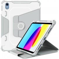 Otporna okretna 360° futrola sa prostorom za Apple Pencil za iPad 10,9" (2022) / 11" (2025) - sivo