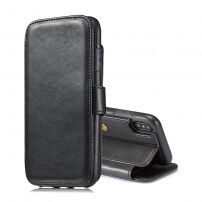 2u1 retro ukloniva futrola za iPhone X / XS - crna