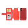 2u1 retro ukloniva futrola za iPhone X / XS - crvena