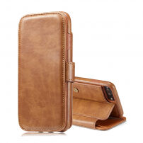 2u1 retro ukloniva futrola za iPhone 7 Plus / 8 Plus - Smeđa