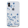 Plastična maska za iPhone X / XS - bijela cvijeće