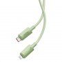 Baseus ekološki razgradivi kabel za punjenje i prijenos podataka PD 20 W USB-C / Lightning za iPhone / iPad / iPod / AirPods - 2 m - svijetlo zelena