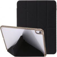 Futrola s prozirnom stražnjom stranom i origami postoljem za iPad 10,9" (2022) / 11" (2025) - crna