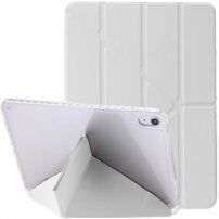 Futrola s prozirnom stražnjom stranom i origami postoljem za iPad 10,9" (2022) / 11" (2025) - siva