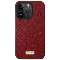 SULADA elegantna svjetlucava maska za iPhone 15 Pro - crvena