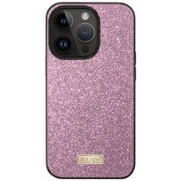 SULADA elegantna svjetlucava maska za iPhone 15 Pro - ružičasta