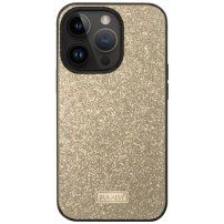 SULADA elegantna svjetlucava maska za iPhone 15 Pro - zlatna