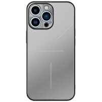 R-JUST aluminijska maska za iPhone 15 Pro Max - srebrna
