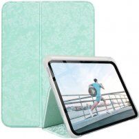 Futrola sa teksturom inja i prostorom za Apple Pencil za iPad mini 6 / mini 7 - zeleno