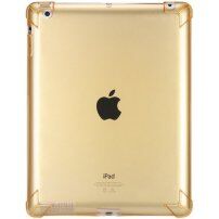 Prozirna maskica s ojačanim uglovima za iPad 2 / 3 / 4 - žuti