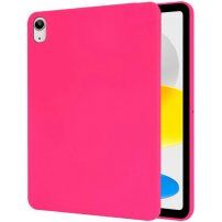 Mekana plastična mat maska za iPad 10.9" (2022) - neonskoružičasta