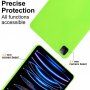 Mat maska od meke plastike za iPad Air 4 (2020) / Air 5 (2022) - neonska zelena