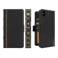 2u1 ukloniva futrola "Kniha" za iPhone XS Max - crna