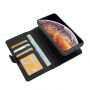 2u1 ukloniva futrola "Kniha" za iPhone XS Max - crna