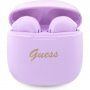 Guess True Wireless Script Logo bežične slušalice za Apple uređaje - ljubičasta