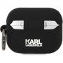 Karl Lagerfeld 3D Logo NFT Karl and Choupette silikonska futrola za AirPods Pro - crna