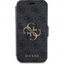 Preklopna futrola Guess 4G Metal Logo za iPhone 15 Pro Max - siva