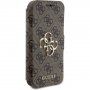 Preklopna futrola Guess 4G Metal Logo za iPhone 15 Pro Max - smeđa