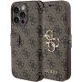 Preklopna futrola Guess 4G Metal Logo za iPhone 15 Pro - smeđa