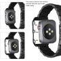 Metalna maskica s remenom za Apple Watch 42mm / 41mm / 40mm / 38mm - crna