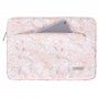 Torba s cvjetnim uzorkom za iPad do 11" / MacBook do 12" - ružičasta
