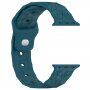 Silikonski remen s geometrijskim uzorkom za Apple Watch 41 mm / 40 mm / 38 mm - tirkiz
