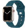 Silikonski remen s geometrijskim uzorkom za Apple Watch Ultra 49 mm / 45 mm / 44 mm / 42 mm - tirkiz
