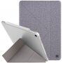 UNIQ Yorker Kanvas Plus futrola s origami postoljem za iPad Air 4 (2020) / Air 5 (2022) / Pro 11" (2018) - siva