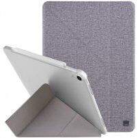 UNIQ Yorker Kanvas Plus futrola s origami postoljem za iPad Air 4 (2020) / Air 5 (2022) / Pro 11" (2018) - siva