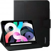 Spigen Liquid Air Folio futrola s prostorom za Apple Pencil za iPad Air 4 (2020) / Air 5 (2022) - crno