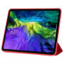 Futrola sa stalkom i funkcijom spavanja za iPad Pro 11" (2018-2022) - crveno