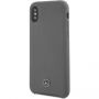 Mercedes Silicon case Lining maskica za iPhone X / XS - Siva