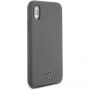 Mercedes Silicon case Lining maskica za iPhone X / XS - Siva
