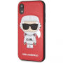 Karl Lagerfeld Space Cosmonaut case maskica za iPhone XR - crvena