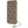 Guess Charms Hard case maskica za iPhone XS Max - Smeđa