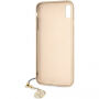 Guess Charms Hard case maskica za iPhone XS Max - Smeđa