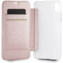 Guess PU Leather Book Case Iridescent futrola za iPhone XR - Ružičasto-zlatno