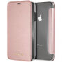 Guess PU Leather Book Case Iridescent futrola za iPhone XS Max - Ružičasto-zlatna